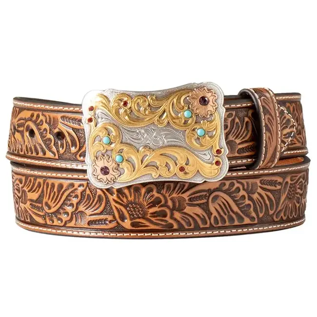 M&F Nocona Belt Flower Buckle