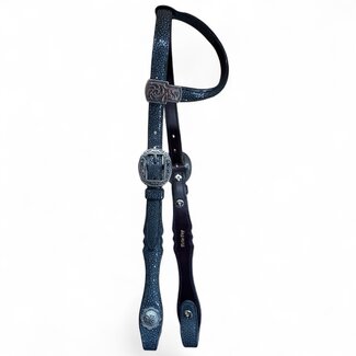 Kata Fay Headstall KF Smokey Grey Stingray Kata Fay Headstall KF Smokey Grey Stingray