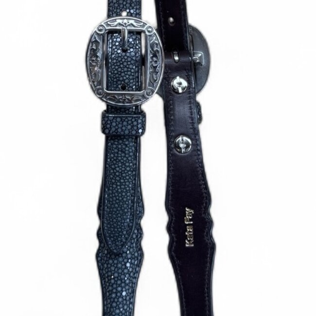 Kata Fay Headstall KF Smokey Grey Stingray