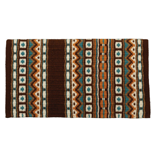 Weaver Leather New Zealand Wool Show Blanket* Chestnut/Buckskin/Turquoise