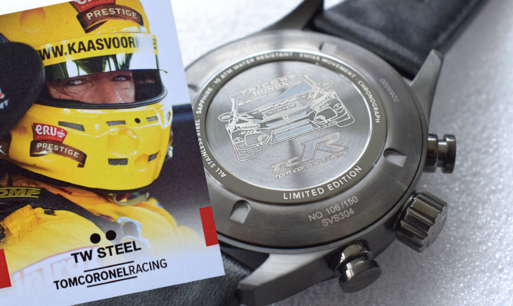 TW Steel Limited Edition van Tom Coronel Unieke rode kanjer - achterkant