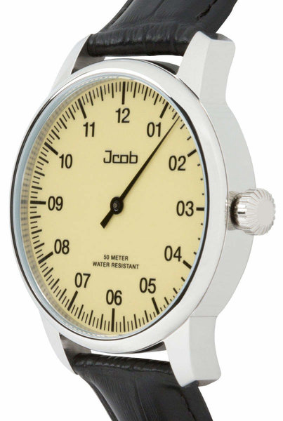 Jcob Jcob Einzeiger JCW001-LS02 beige herenhorloge