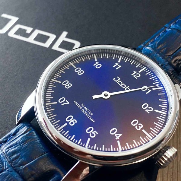 Jcob Jcob Einzeiger JCW003-LS03 blauw herenhorloge