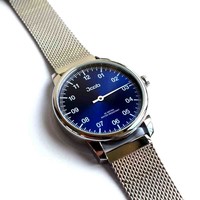 Jcob Jcob Einzeiger JCW003-SS01 blauw herenhorloge