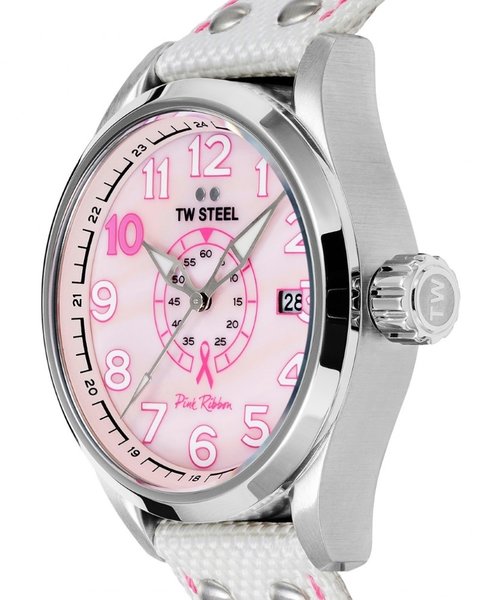 TW Steel TW Steel TW972 Pink Ribbon dameshorloge 45mm