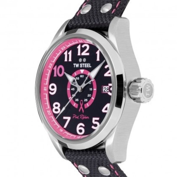 TW Steel TW Steel TW973 Pink Ribbon dameshorloge 45 mm