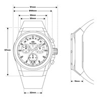 TW Steel TW Steel ACE111 Genesis chronograaf herenhorloge 44mm