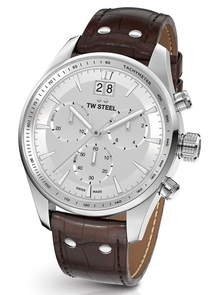 TW Steel TW Steel ACE302 Aternus Swiss Made chronograaf herenhorloge 45mm