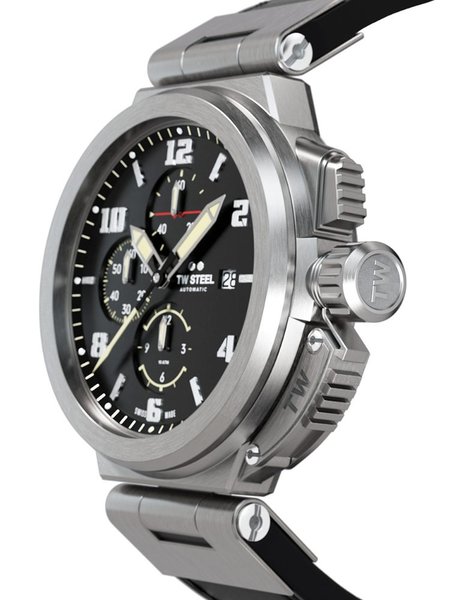 TW Steel TW Steel ACE204 Spitfire Swiss Made automatisch chronograaf heren horloge 46 mm