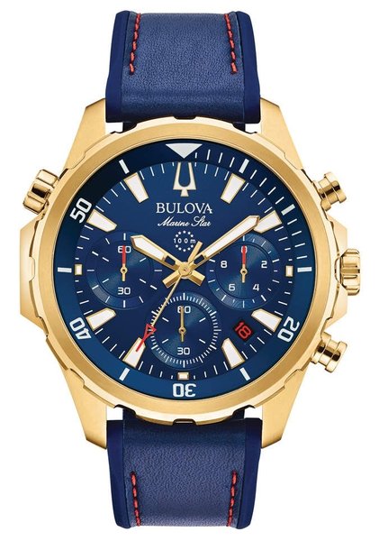 Bulova Bulova 97B168 Marine Star Chronograaf heren horloge 43 mm