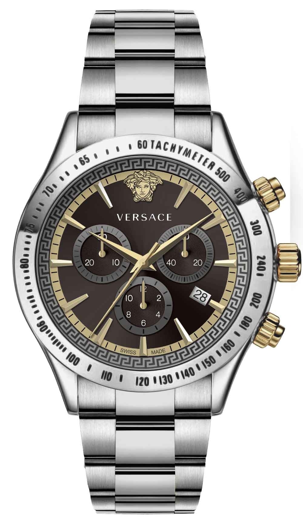 Versace VEV700419 Chrono Classic heren horloge chronograaf 44 mm