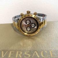 Versace Versace VEV700519 Chrono Classic heren horloge chronograaf 44 mm