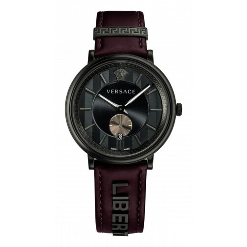 Versace VBQ040017 V-Circle Manifesto heren horloge 42 mm