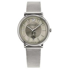 Versace VBQ060017 V-Circle Silver heren horloge 42 mm