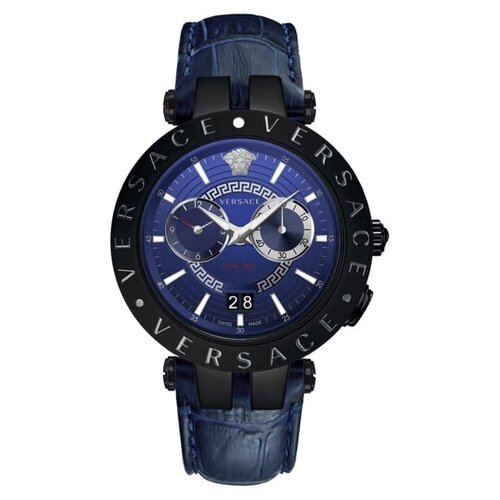 Versace VEBV00419 V-Race heren horloge chronograaf 46 mm