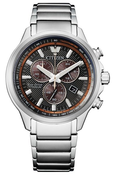Citizen Citizen AT2470-85H Eco-Drive Super Titanium chronograaf horloge 43 mm