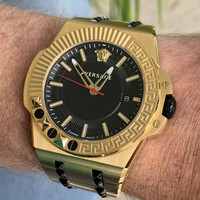 Versace Versace VEDY00619 Chain Reaction heren horloge 45 mm