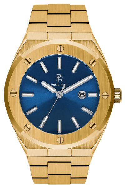 Paul Rich Paul Rich Signature Royal touch Staal PR68GBS horloge 45 mm