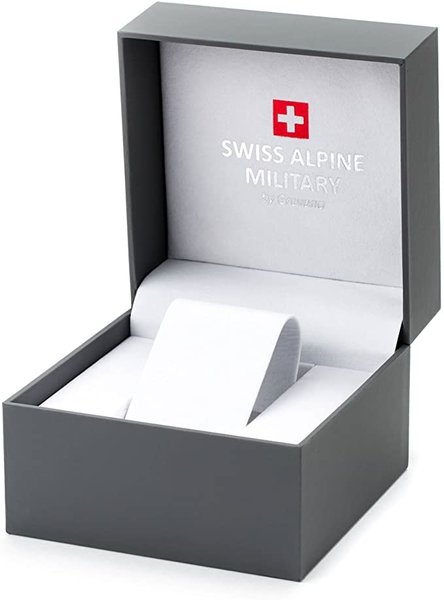 Swiss Alpine Military Swiss Alpine Military 7078.9537 chronograaf heren horloge 45 mm