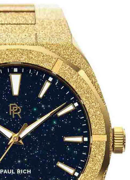 Paul Rich Paul Rich Frosted Star Dust Gold FSD02 horloge 45 mm