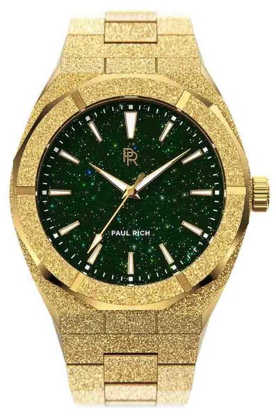 Paul Rich Paul Rich Frosted Star Dust Green Gold FSD03-42 horloge 42 mm