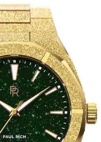 Paul Rich Paul Rich Frosted Star Dust Green Gold FSD03-42 horloge 42 mm