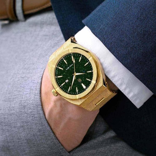 Paul Rich Paul Rich Frosted Star Dust Green Gold FSD03-A Automatic horloge 45 mm