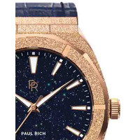 Paul Rich Paul Rich Frosted Star Dust Rose Gold FSD04-L Leather horloge 45 mm