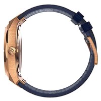 Paul Rich Paul Rich Frosted Star Dust Rose Gold FSD04-L Leather horloge 45 mm