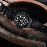 Paul Rich Paul Rich Motorsport Carbon Fiber Black Leather MCF01-L horloge 45 mm