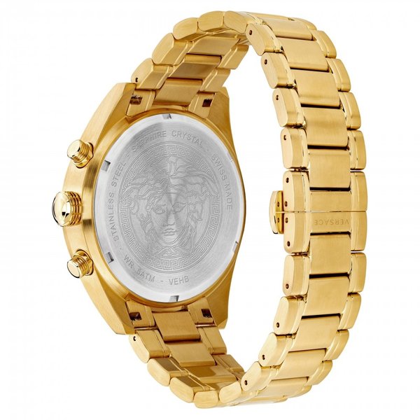 Versace Versace VEHB00719 V-Chrono heren horloge goud 44 mm