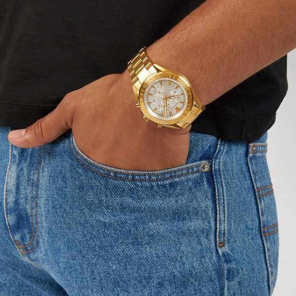 Versace Versace VEHB00719 V-Chrono heren horloge goud 44 mm