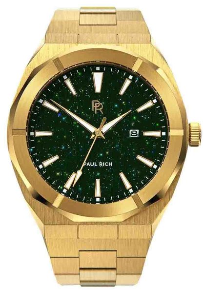 Paul Rich Paul Rich Star Dust Green Gold SD03-A Automatic horloge 45 mm