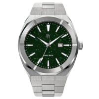 Paul Rich Paul Rich Star Dust Green Silver SD06-A Automatic horloge 45 mm