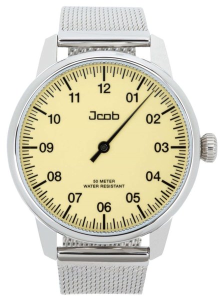 Jcob Jcob Einzeiger JCW001-SS01 beige herenhorloge DEMO