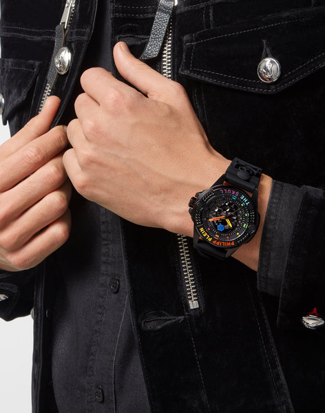 Philipp Plein Philipp Plein PWAAA0621 The Skull horloge 44 mm