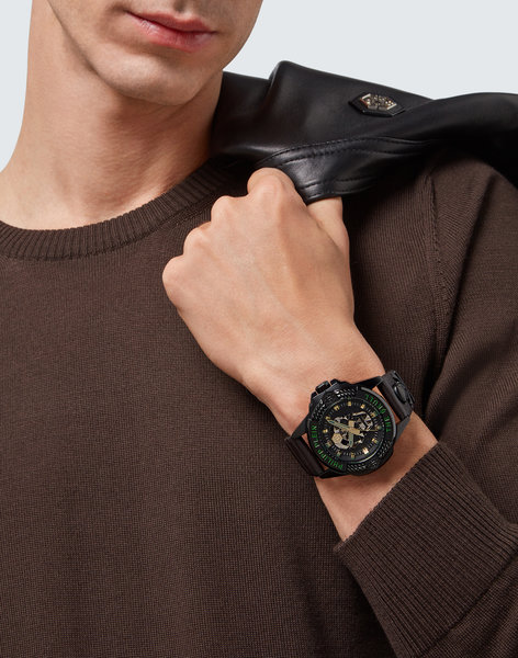 Philipp Plein Philipp Plein PWAAA0421 The Skull horloge 44 mm