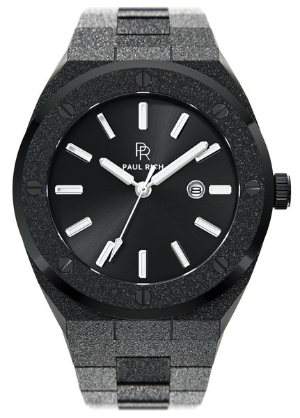 Paul Rich Paul Rich Frosted Signature FSIG01 Baron's Black horloge