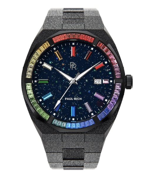 Paul Rich Paul Rich Infinity Rainbow Frosted Star Dust Black Automatic INF01-A horloge