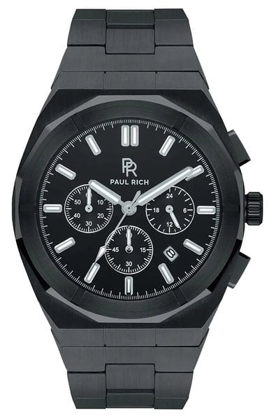 Paul Rich Paul Rich Motorsport Black Steel MSP01 horloge 45 mm