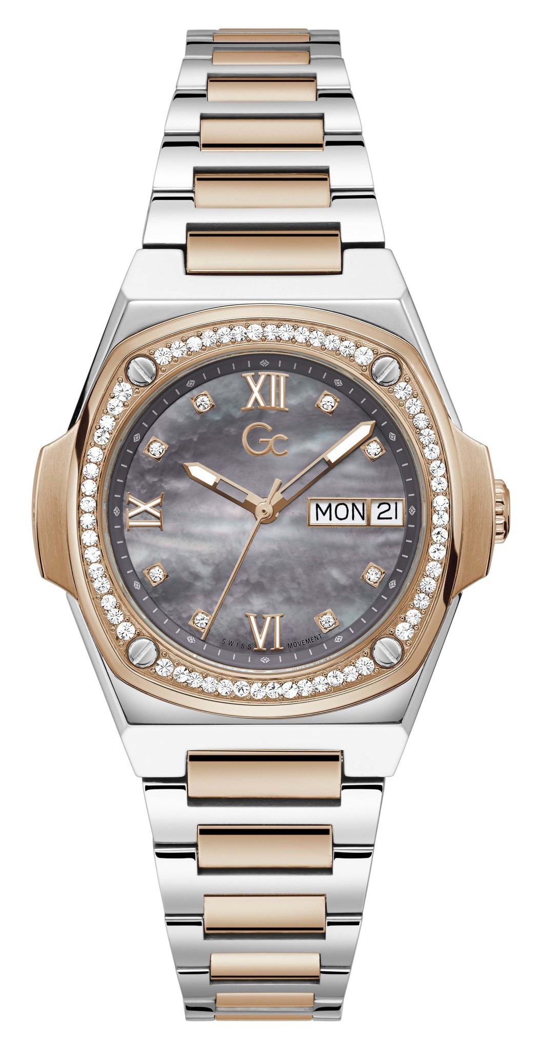 Orologio Guess Collection Y98001L5MF – Cronografo Uomo In Acciaio Argento, Bracciale Metallico, Design Elegante E Sportivo