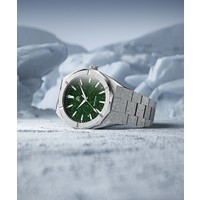 Paul Rich Paul Rich Frosted Star Dust Silver Green FSD06 horloge