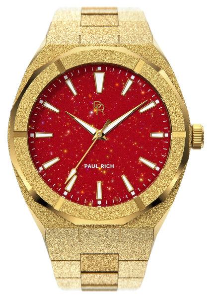 Paul Rich Paul Rich Frosted Star Dust Gold Red FSD07-42 horloge 42 mm