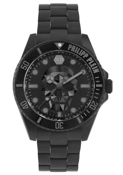 Philipp Plein Philipp Plein PWOAA0922 The $kull Diver horloge 44 mm