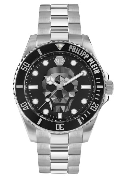 Philipp Plein Philipp Plein PWOAA0522 The Skull Diver horloge 44 mm