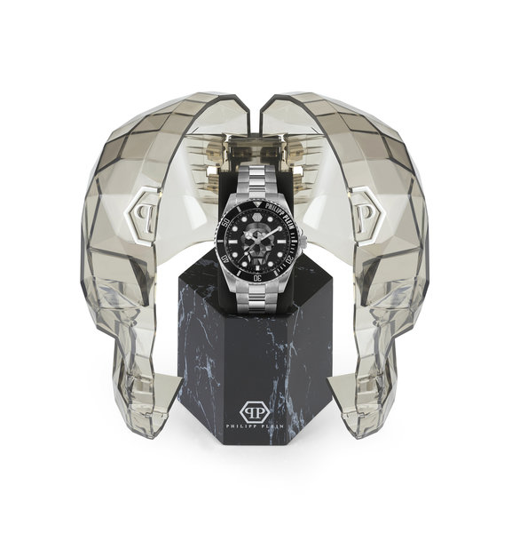 Philipp Plein Philipp Plein PWOAA0522 The Skull Diver horloge 44 mm