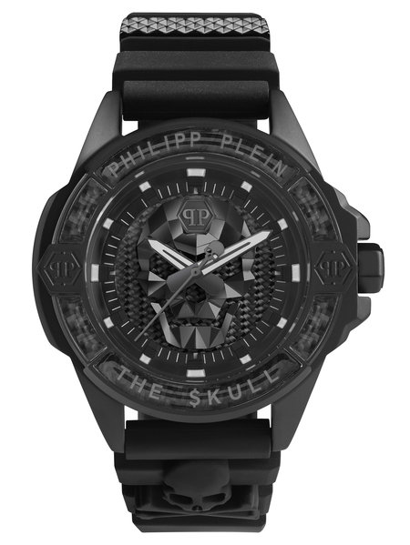 Philipp Plein Philipp Plein PWAAA2022 The Skull Carbon Fiber horloge 44 mm