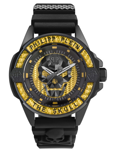 Philipp Plein Philipp Plein PWAAA1922 The $kull Carbon Fiber horloge 44 mm