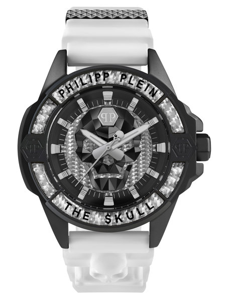 Philipp Plein Philipp Plein PWAAA1822 The $kull Carbon Fiber horloge 44 mm