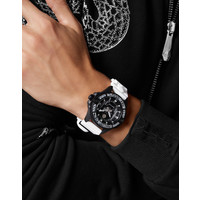 Philipp Plein Philipp Plein PWAAA1822 The Skull Carbon Fiber horloge 44 mm